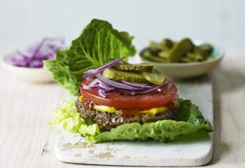 Gains Naked Burger & Salad